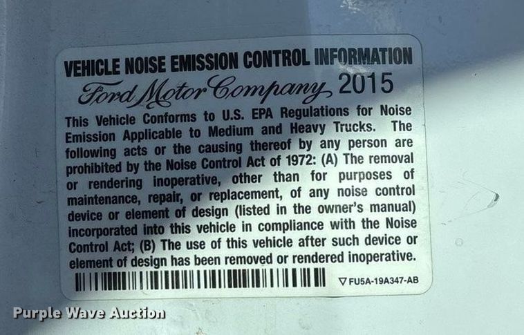 image for item FG0094 2016 Ford F550 bucket truck