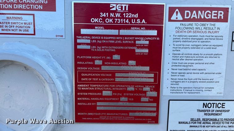 image for item FG0095 2019 Ford F550 bucket truck