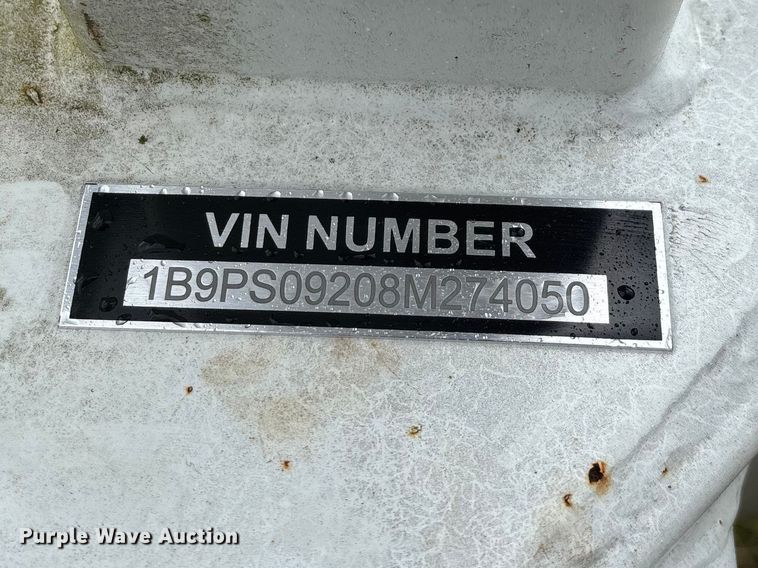 image for item FG0127 2008 Brooks Brothers pole trailer