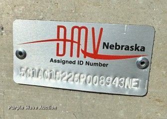 image for item FG2649 2005 Coach Craft fiber optic splicing trailer