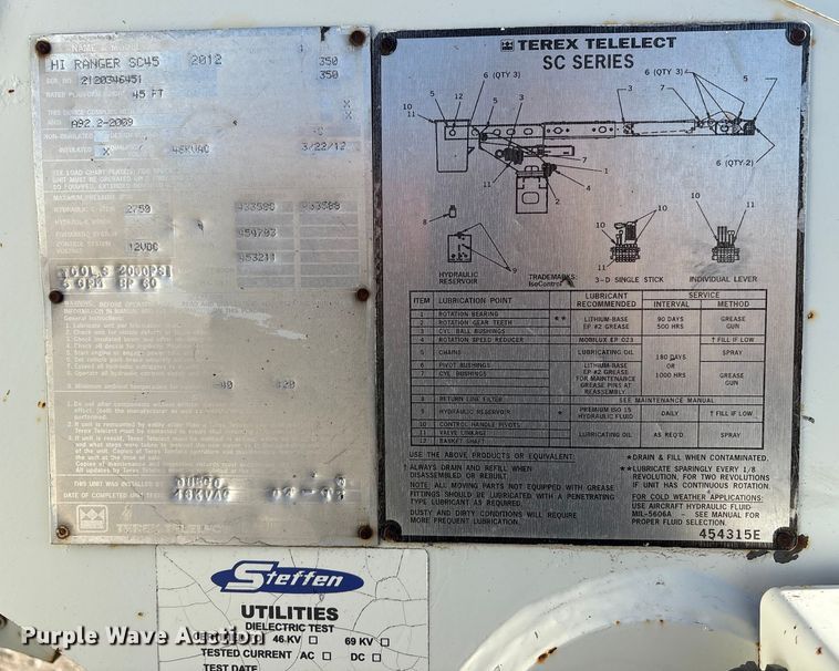 image for item FG2694 2012 International 4300 bucket truck