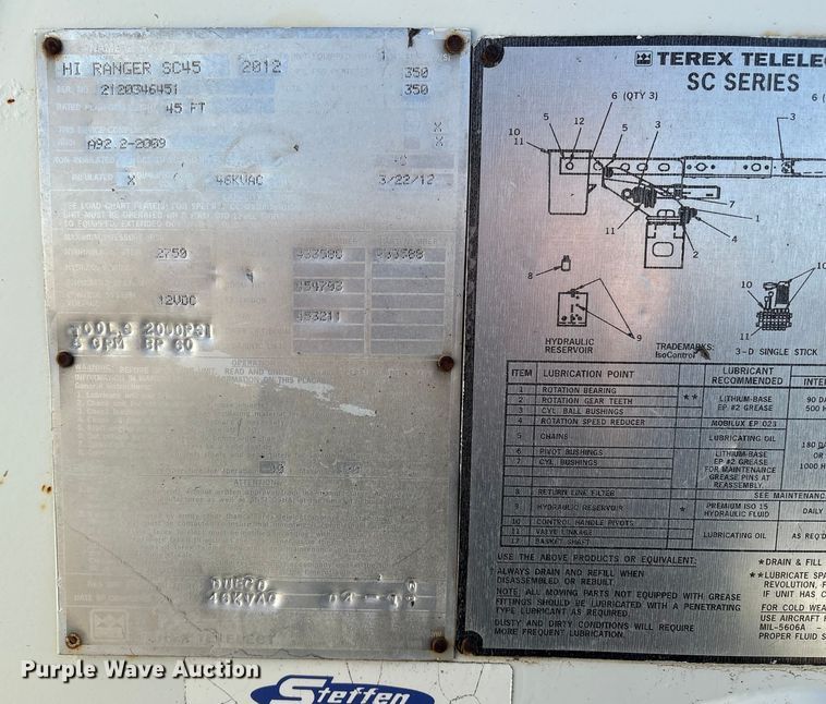 image for item FG2694 2012 International 4300 bucket truck