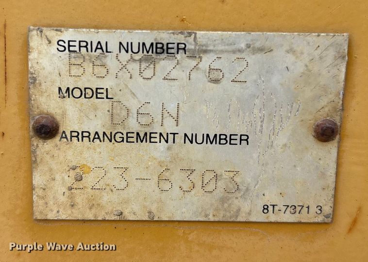 image for item FG2695 2008 Caterpillar D6N XL dozer