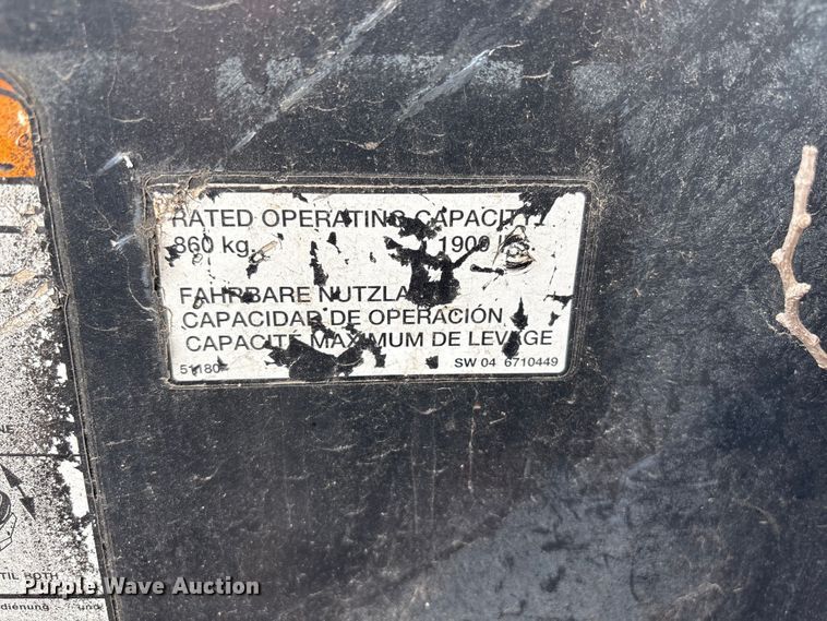 image for item FG2703 1997 Bobcat 863 skid steer loader