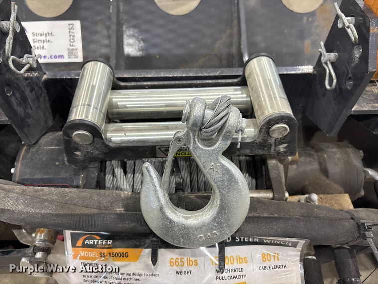 image for item FG2753 2025 Arteer SS-15000G skid steer winch