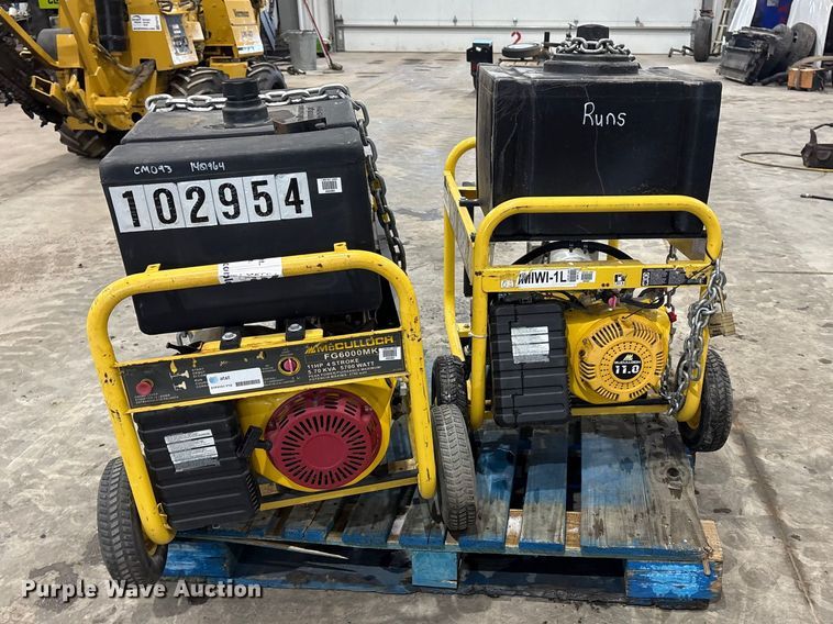 image for item FG2764 (2) McCullock generators