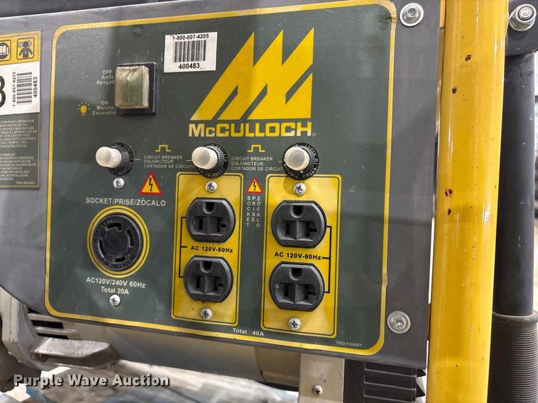 image for item FG2764 (2) McCullock generators