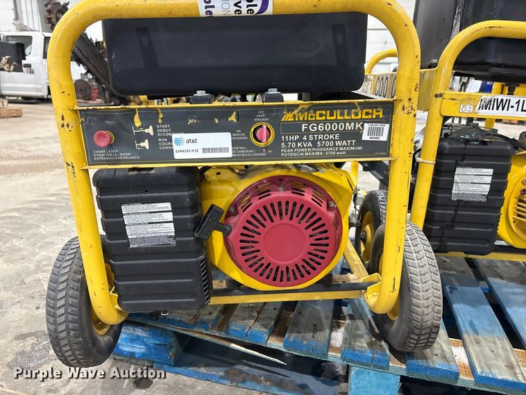 image for item FG2764 (2) McCullock generators