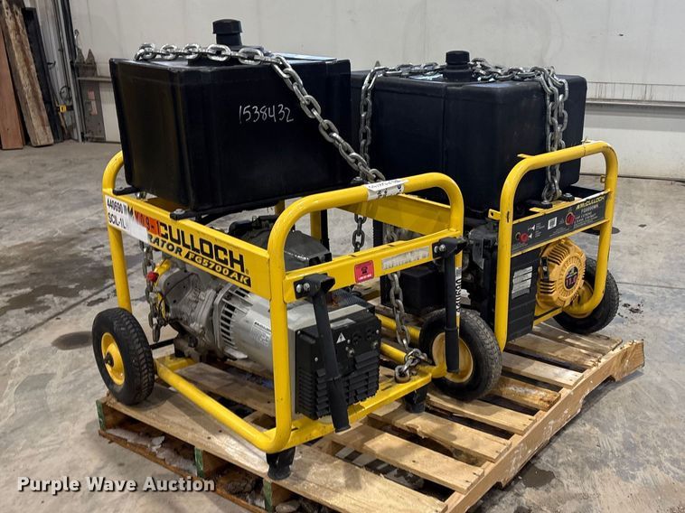 image for item FG2765 (2) McCullock generators