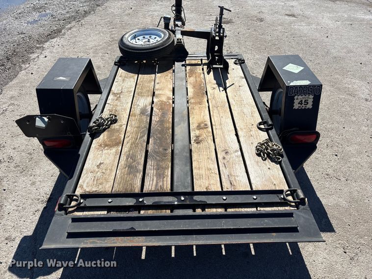 image for item FG2766 2019 Barreto Mfg. tilt deck utility trailer