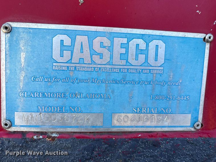 image for item FG2767 Caseco MM1003672K utility bed