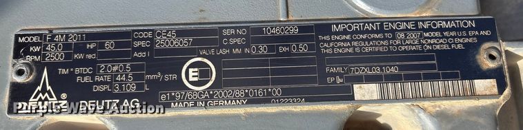 image for item FI0141 2007 Hamm 3205 P single drum vibratory roller