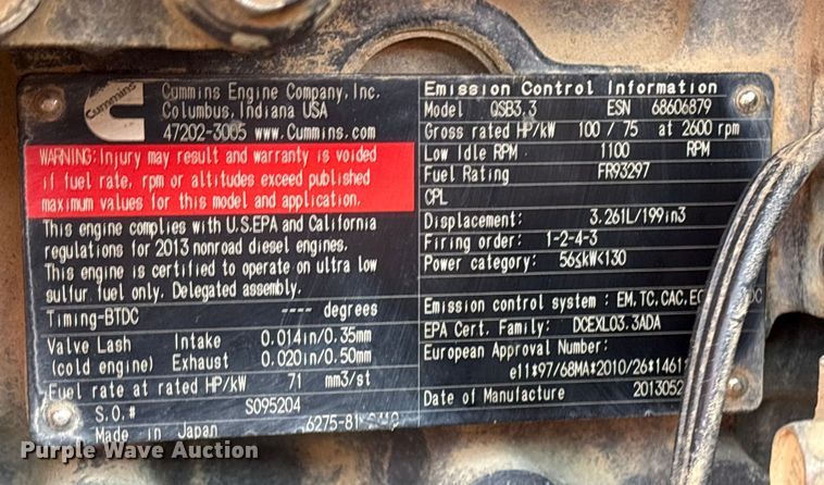 image for item FI0142 2013 JLG Skytrak 10042 telehandler