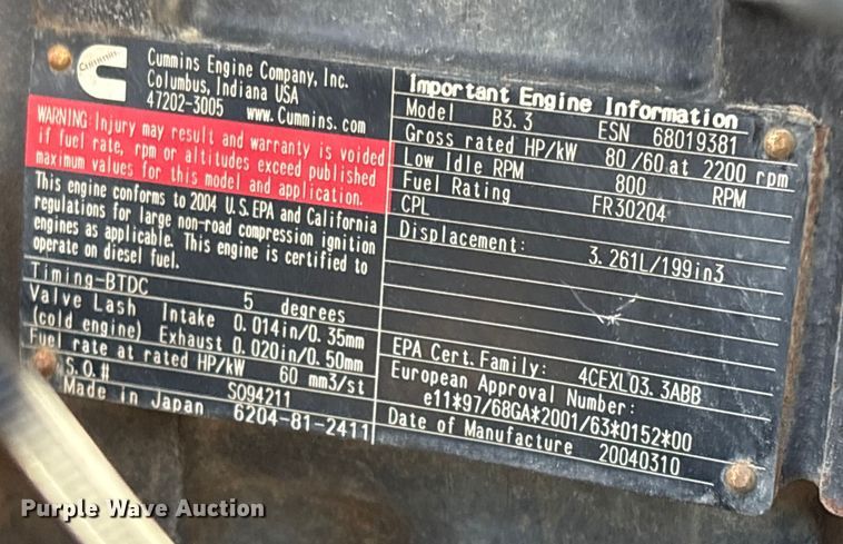 image for item FI0143 Ingersoll Rand SD-45D TF single drum vibratory roller