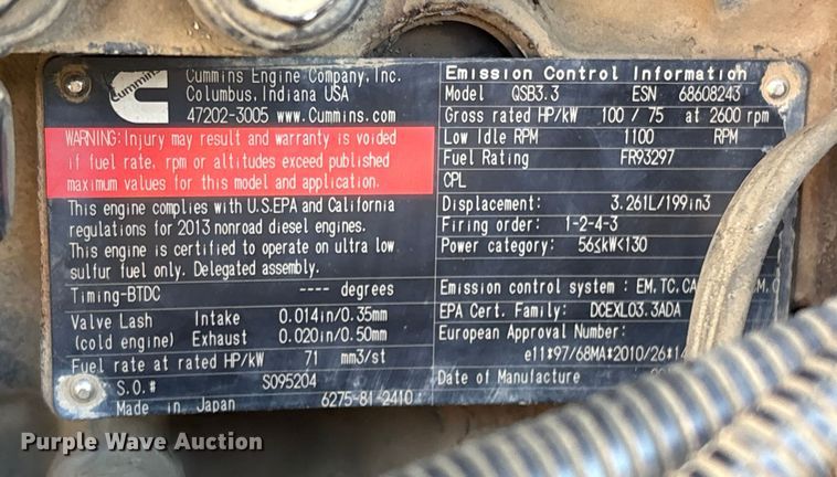 image for item FI0145 2014 JLG Skytrak 10042 telehandler