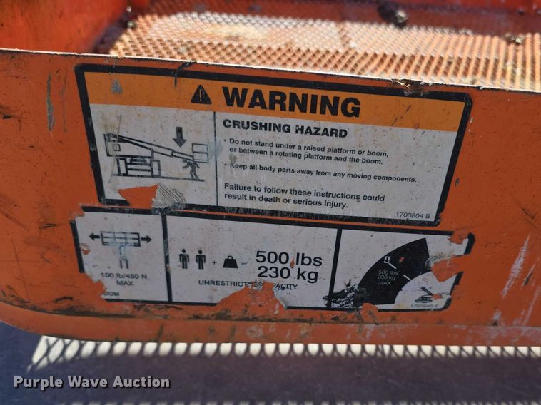 image for item FI0890 2017 JLG 660SJ boom lift