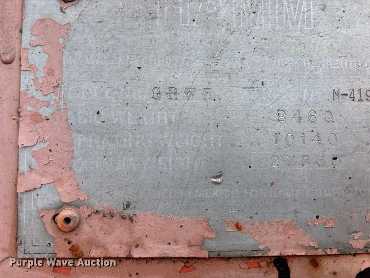 image for item FK1175 1998 Hamm GRW5 pneumatic roller