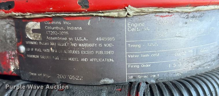 image for item FK1177 2008 Sterling oil distributor truck