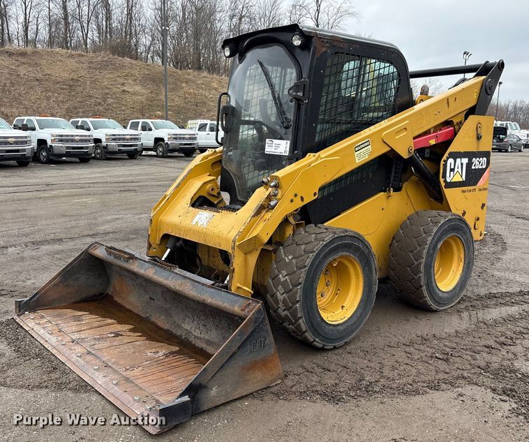 image for item FK1180 2018 Caterpillar 262D skid steer loader