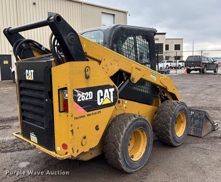 image for item FK1180 2018 Caterpillar 262D skid steer loader