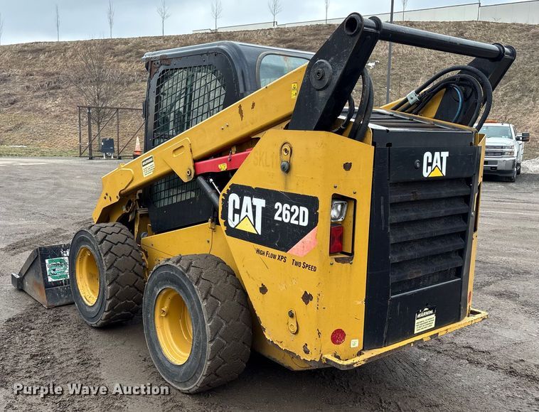 image for item FK1180 2018 Caterpillar 262D skid steer loader