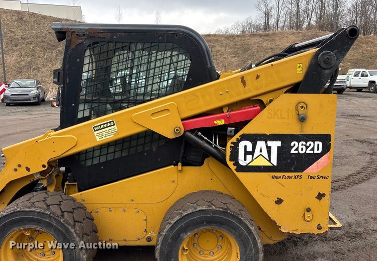 image for item FK1180 2018 Caterpillar 262D skid steer loader
