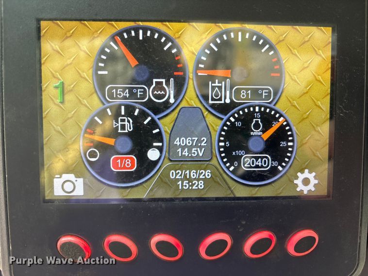 image for item FK1180 2018 Caterpillar 262D skid steer loader