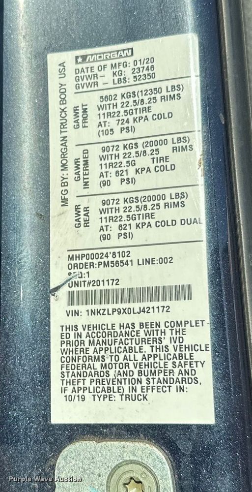 image for item FK1600 2020 Kenworth T880 flatbed truck