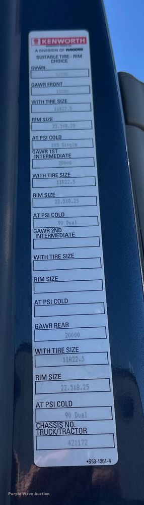 image for item FK1600 2020 Kenworth T880 flatbed truck