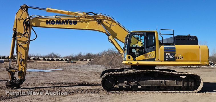 image for item FN5576 2015 Komatsu PC490LC-10 excavator