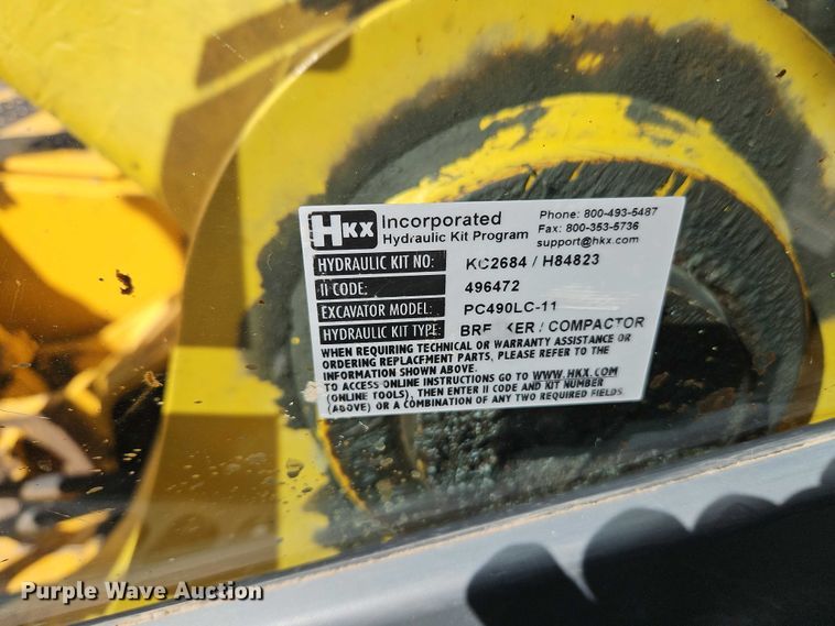 image for item FN5577 2019 Komatsu PC490LC-11 excavator