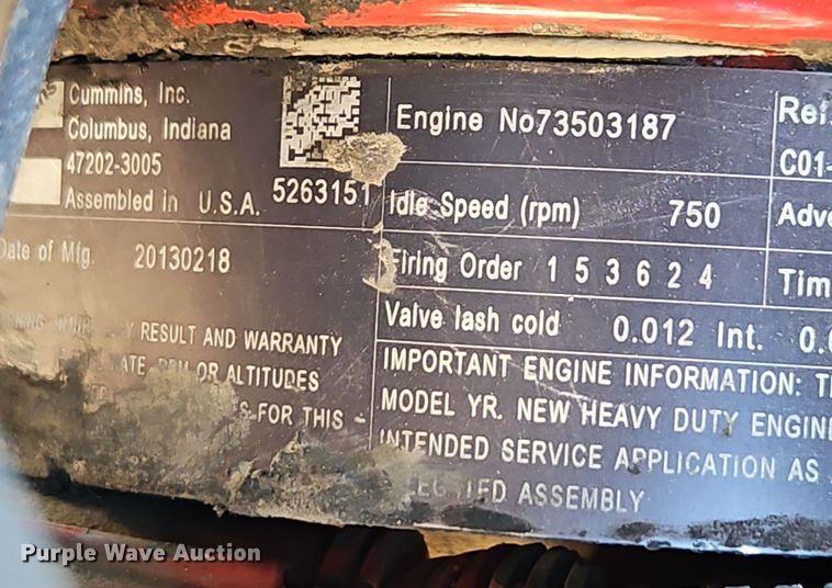 image for item FN5581 2014 Freightliner M2 dump truck