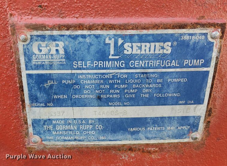 image for item IH9411 2006 Nuttall 350 SD equipment trailer with dewatering system