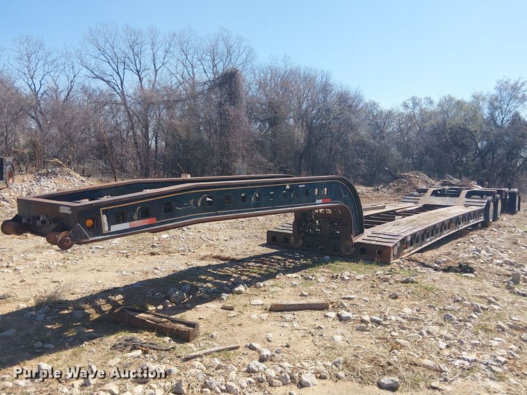 image for item NC9760 1982 Sibert lowboy equipment trailer