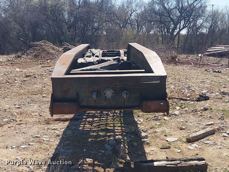 image for item NC9760 1982 Sibert lowboy equipment trailer