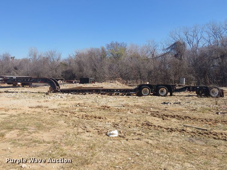 image for item NC9760 1982 Sibert lowboy equipment trailer