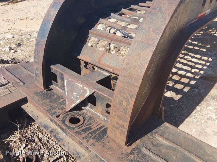 image for item NC9760 1982 Sibert lowboy equipment trailer