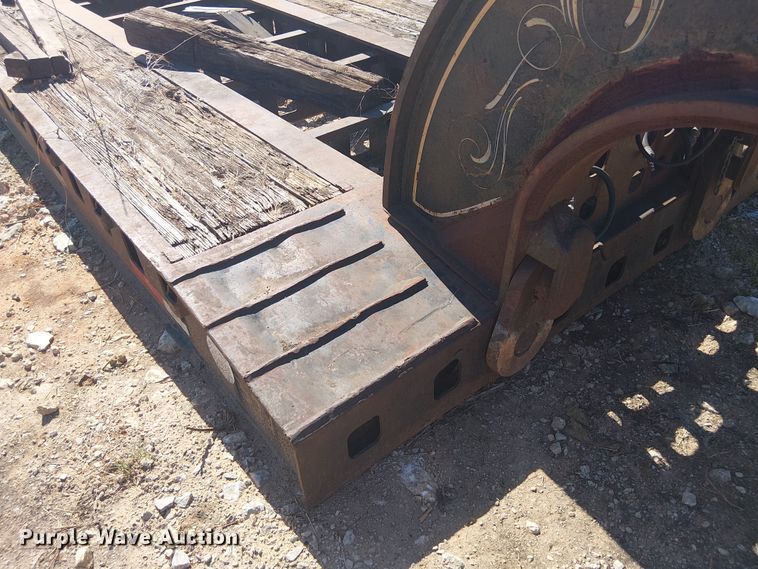 image for item NC9760 1982 Sibert lowboy equipment trailer