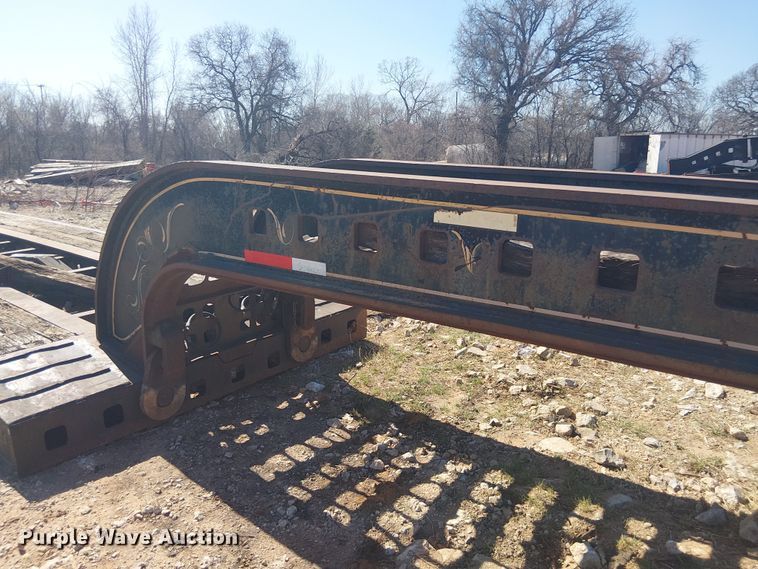 image for item NC9760 1982 Sibert lowboy equipment trailer