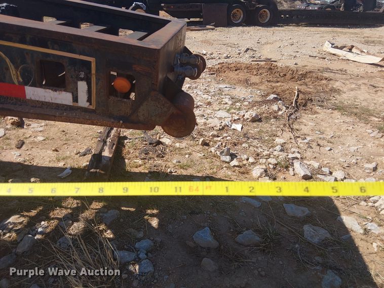 image for item NC9760 1982 Sibert lowboy equipment trailer