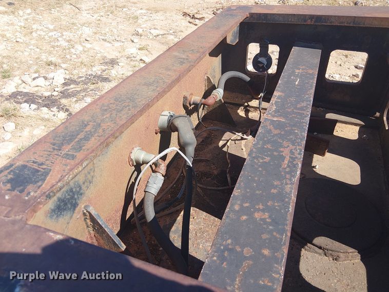 image for item NC9760 1982 Sibert lowboy equipment trailer