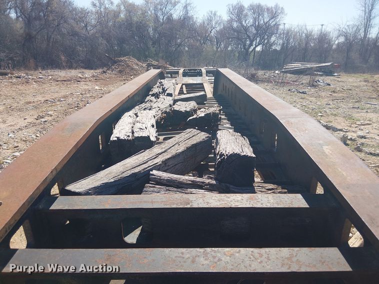 image for item NC9760 1982 Sibert lowboy equipment trailer