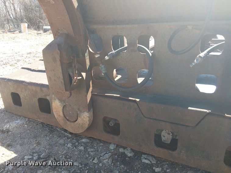 image for item NC9760 1982 Sibert lowboy equipment trailer