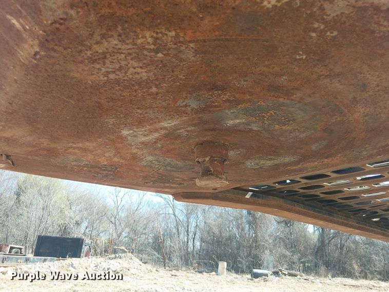 image for item NC9760 1982 Sibert lowboy equipment trailer