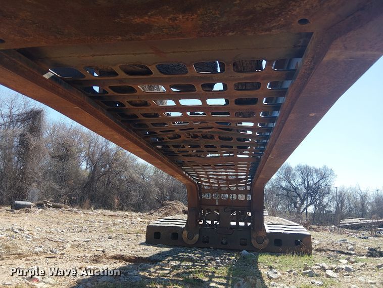 image for item NC9760 1982 Sibert lowboy equipment trailer