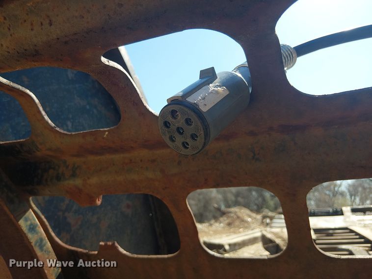 image for item NC9760 1982 Sibert lowboy equipment trailer