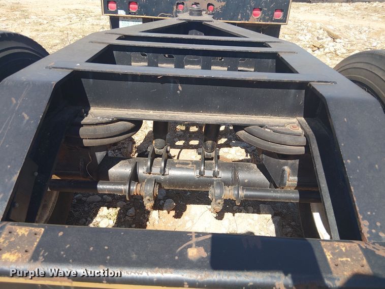 image for item NC9760 1982 Sibert lowboy equipment trailer