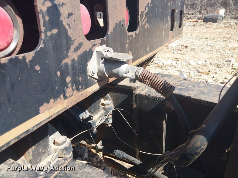 image for item NC9760 1982 Sibert lowboy equipment trailer