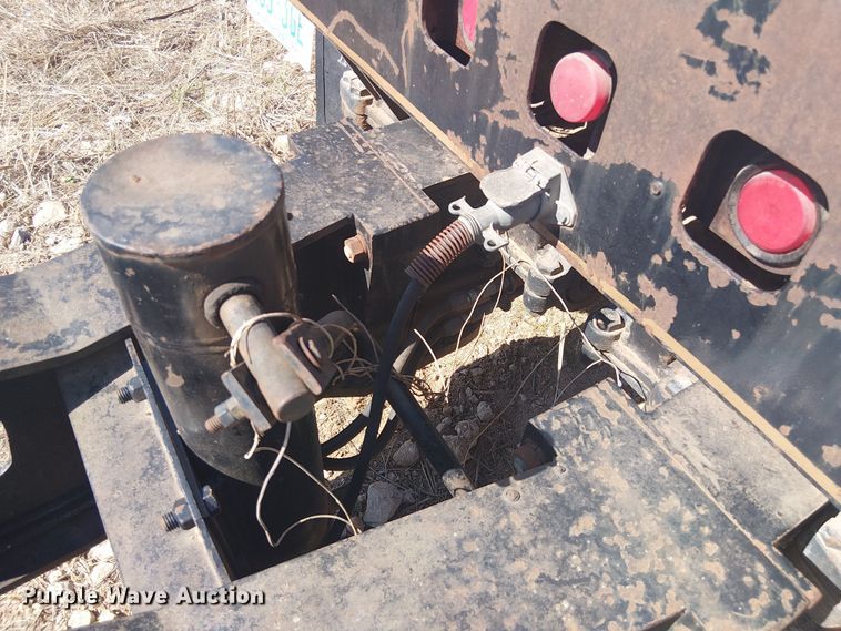 image for item NC9760 1982 Sibert lowboy equipment trailer