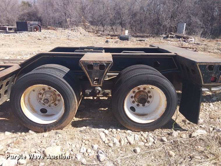 image for item NC9760 1982 Sibert lowboy equipment trailer